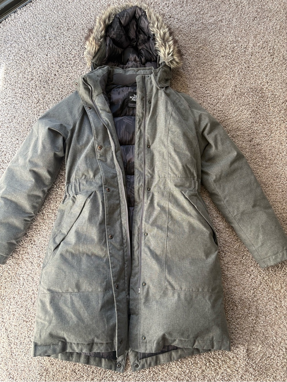 The North Face Women's Parka with Faux Fur Trim